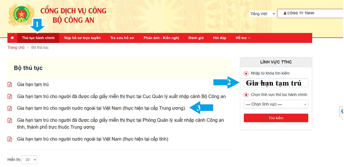 Gia hạn tạm trú