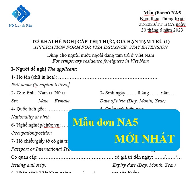 mẫu đơn na5 mới nhất